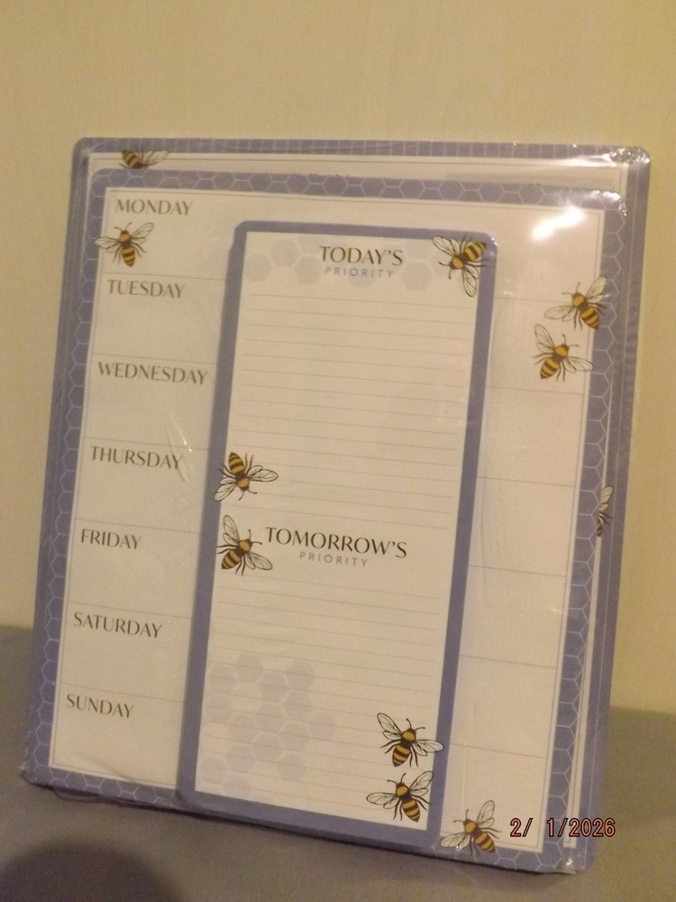 Bumblebee Daily Notepad Set NEW