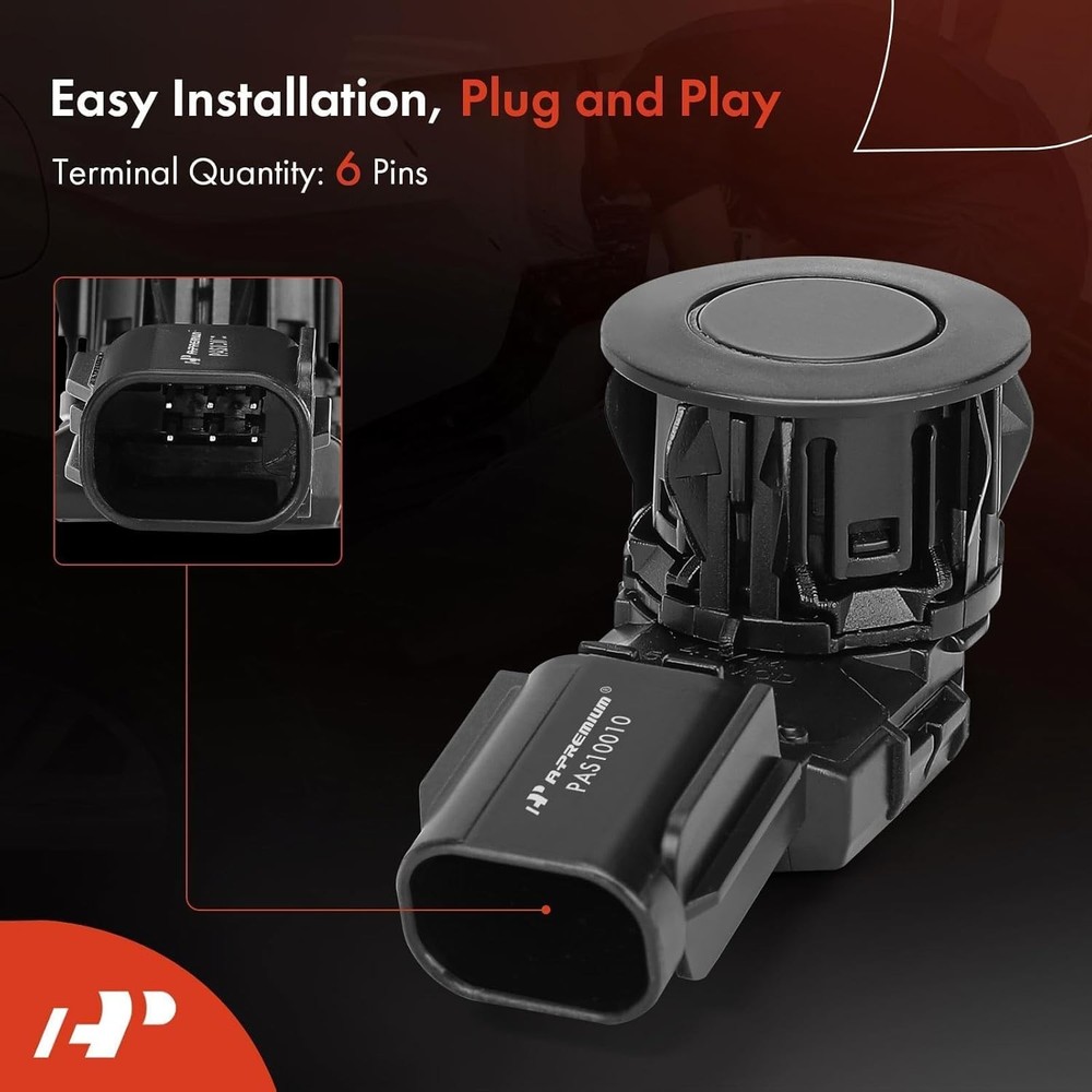 4-PC Reverse Backup Parking Assist Sensor Compatible with Select Toyota