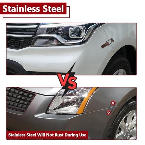 Universal Bumper Clips, Front Rear Bumper Quick Release Kit, Bumper 2set Black