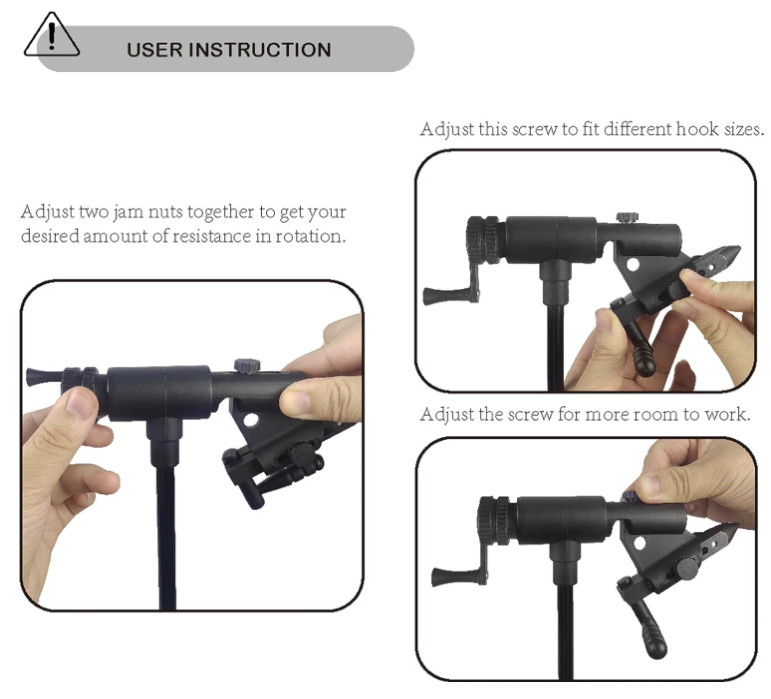 Quality Rotary Fly Tying Vise Fly Tying Tools Fly Tying Materials