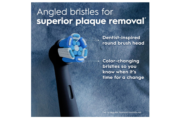 Oral-B iO Ultimate Clean Replacement Brush Heads, 4 Count