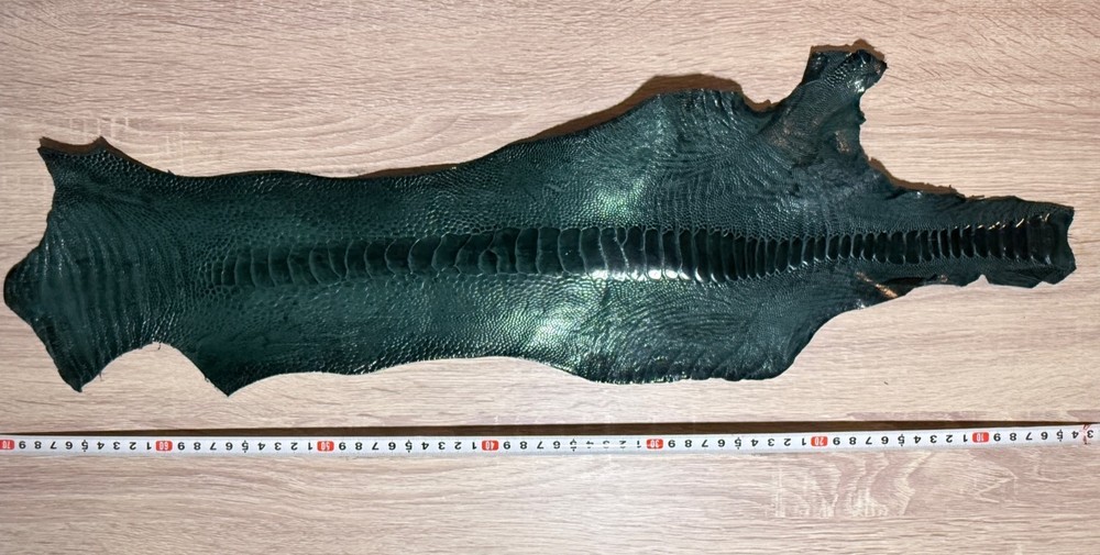 Ostrich Legs Skin Leather 100% Real