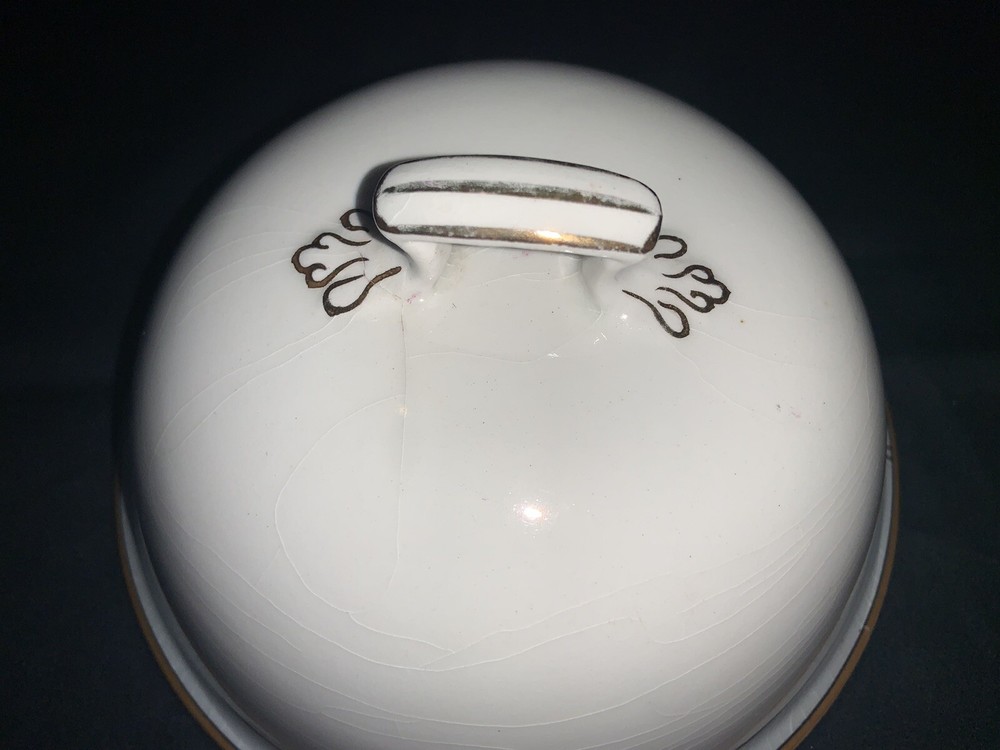 J&G MEAKIN NEBRASKA PATTERN BUTTER DISH LID