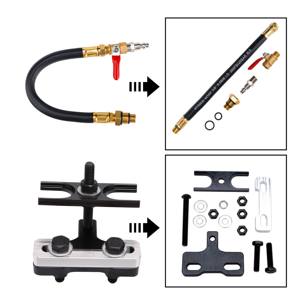 LS LS1 Engine Valve Spring Compressor+ Air Valve Holding Hose Tool For GM Chevy