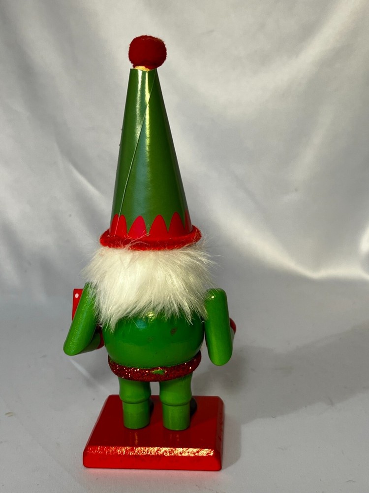 CHRISTMAS ELF GNOME NUTCRACKER~Present*Hat
