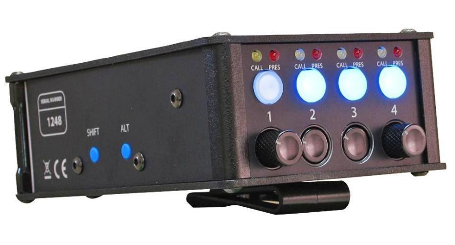 Beltpack Intercom Audio 4CH With Dante/AES67 - BEATRICE B4+