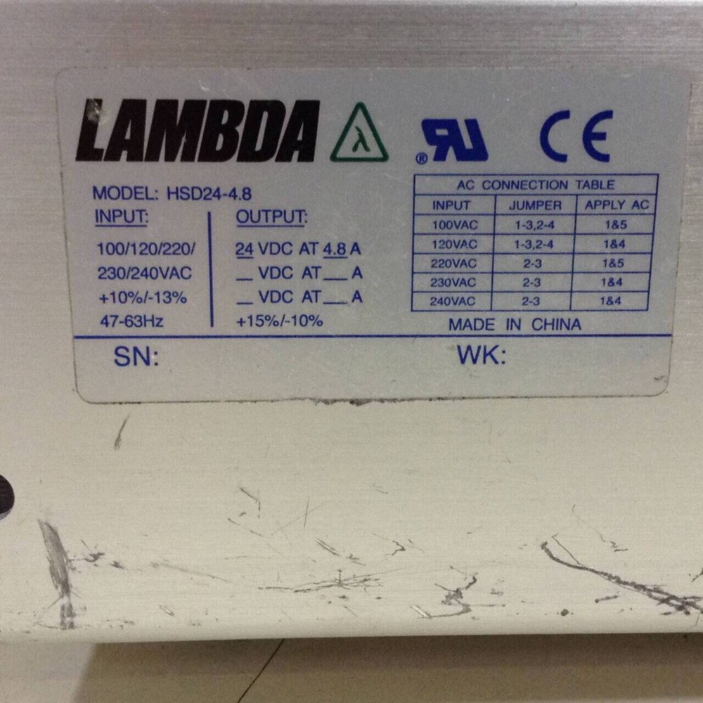 LAMBDA Power Supply HSD24-4.8 Used #87912