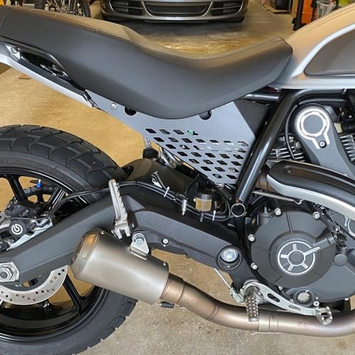 Motorcycle Aluminum Side Mid Frame Cover Panel Protector Guard Fairing for