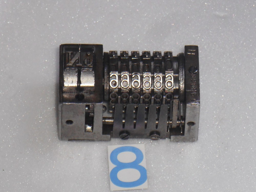 Wetter Letterpress Numbering machine | 8