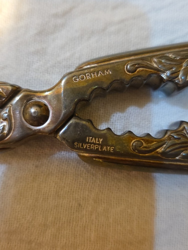 Gorham Vintage Silver Plate Nutcracker Made In Italy