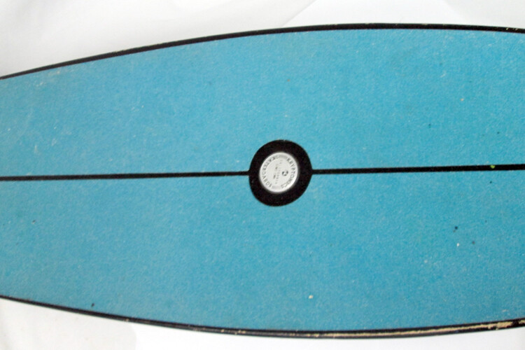 Kryptonics Aqua Skateboard Palm Tree Ocean Theme Wheels 69mm AS-IS