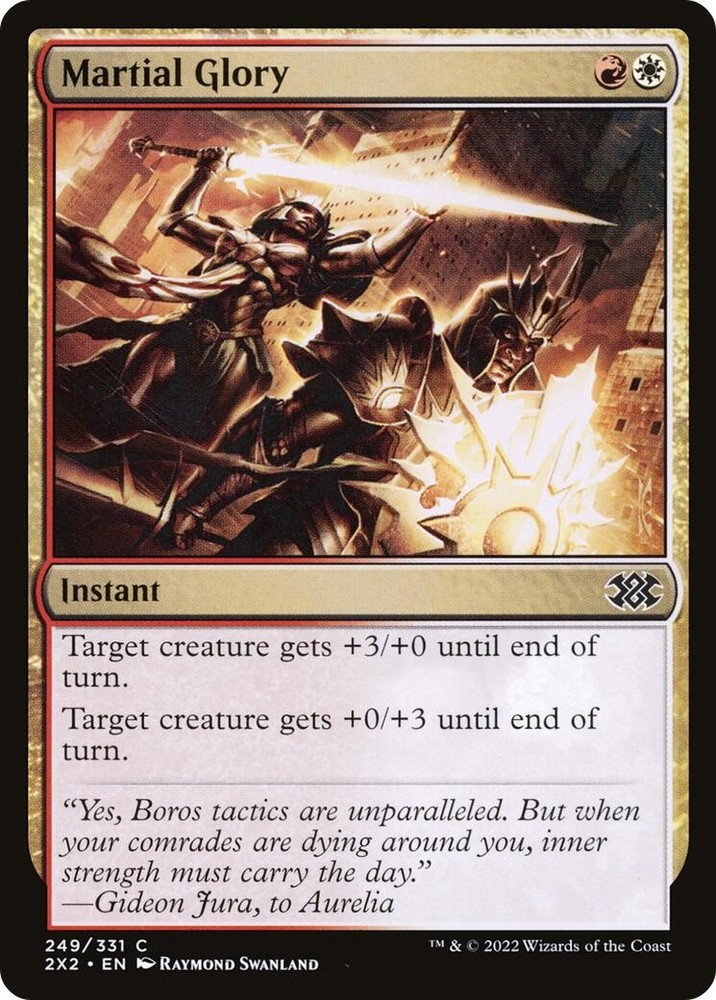 Martial Glory Double Masters 2022 249 MTG LP