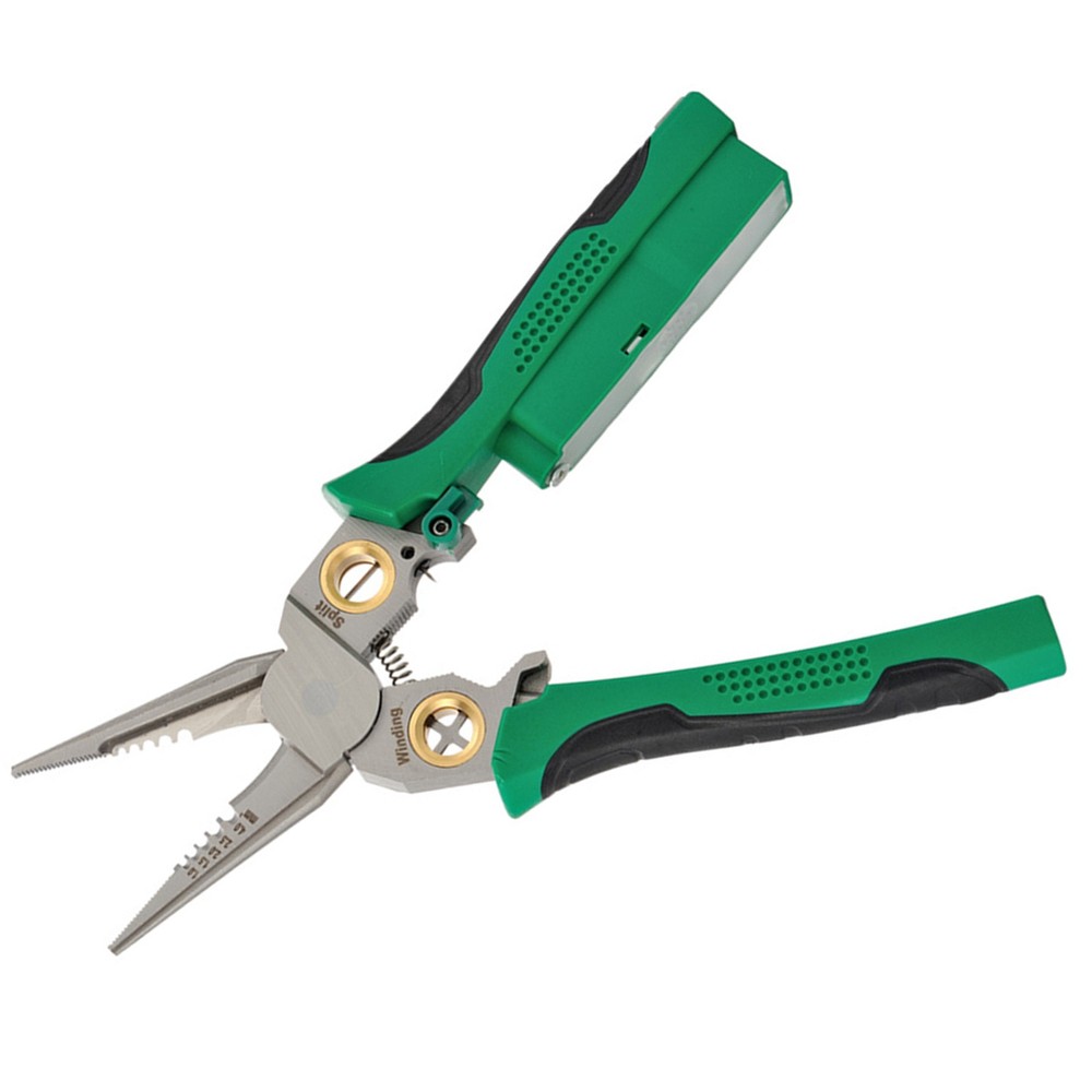 Multi-Function Wire Stripper Tool with AC/DC Voltage Tester for Professional Use