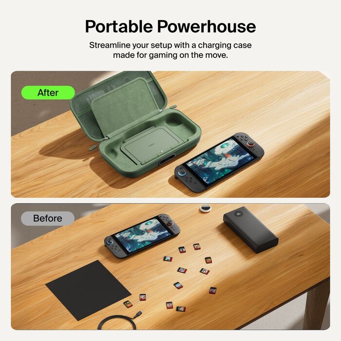 Gaming Charging Case Pro 30W, Green