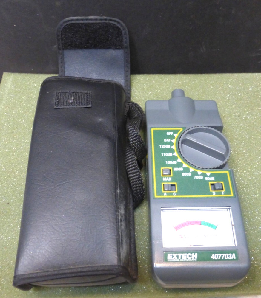 Extech Sound Level Meter-Case,Manual