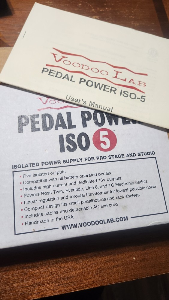 Voodoo Lab Pedal Power ISO 5 Power Supply