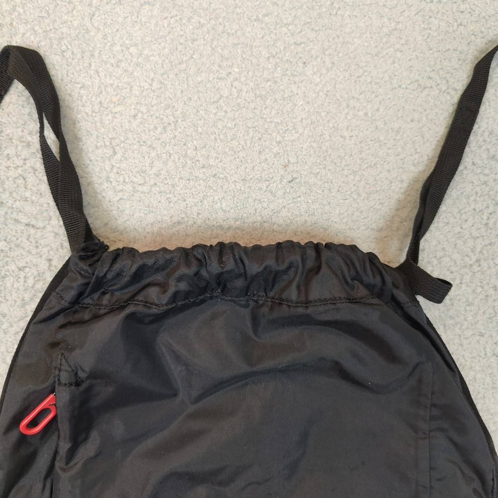 Jordan Backpack Drawstring Bred Bag Red Logo Michael Jordan Nike Basketball