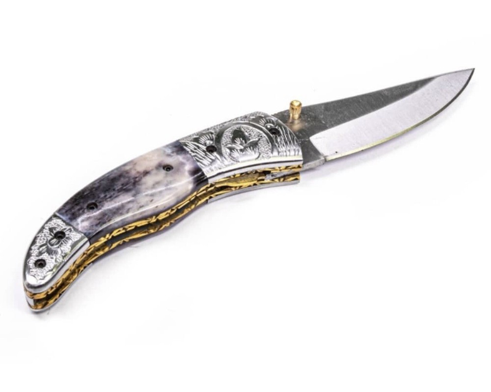 Damascus Steel Blade Knife