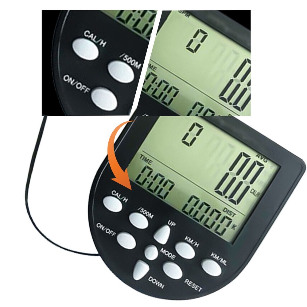Rower Monitor Rowing Machine Display Screen for Rowing Machine w/ Bluetooth APP