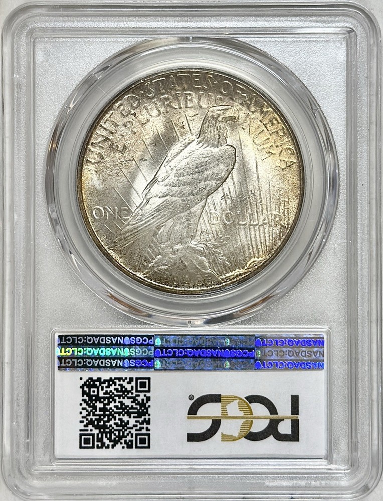 1923 S PEACE SILVER DOLLAR PCGS MS64