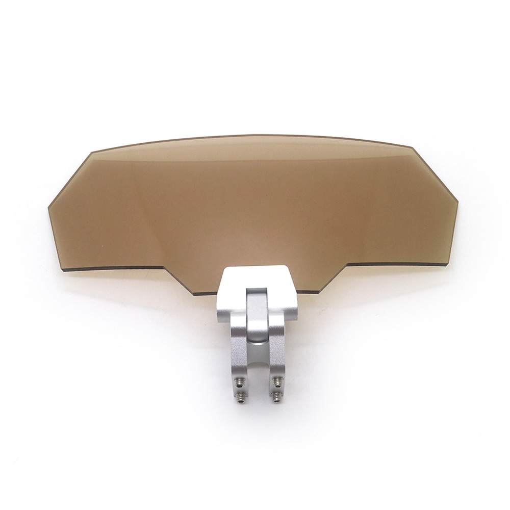 Motorcycle Tea Adjustable Clip On Windshield Extension Spoiler Wind Deflector