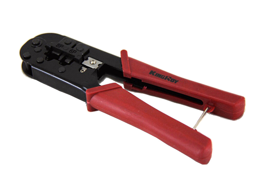 2-in-1 Modular Network Crimping Tool Set Wire Stripper with Modular Plugs