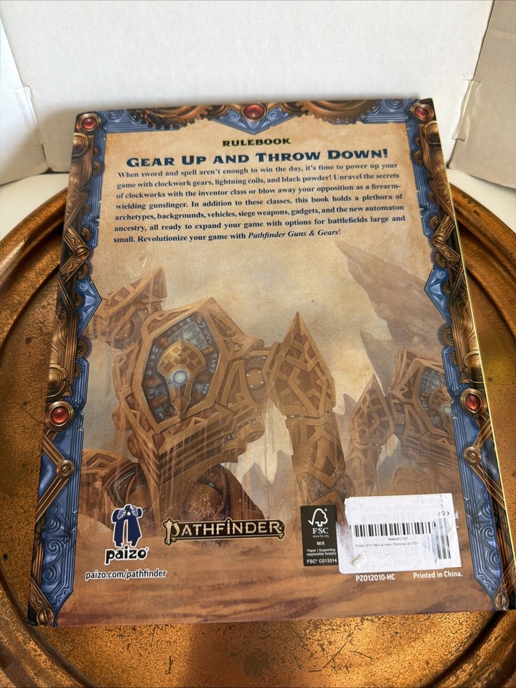 Pathfinder Guns And Gears Second Edition Remaster Book