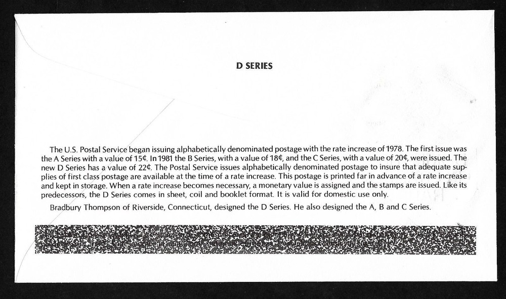 #2111 (22c) "D" & Eagle Artmaster FDC