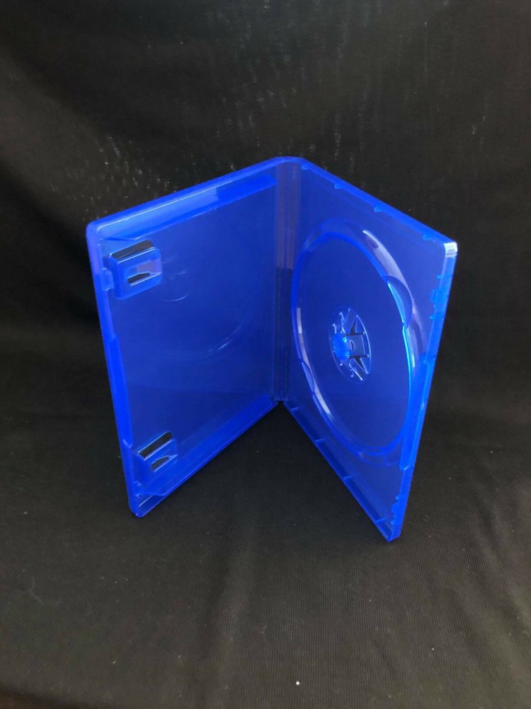 PS4 OFFICIAL BLUE GAMING COVER / CASES SINGLE  DISC - 14MM - QUANTITY 2 ONLY