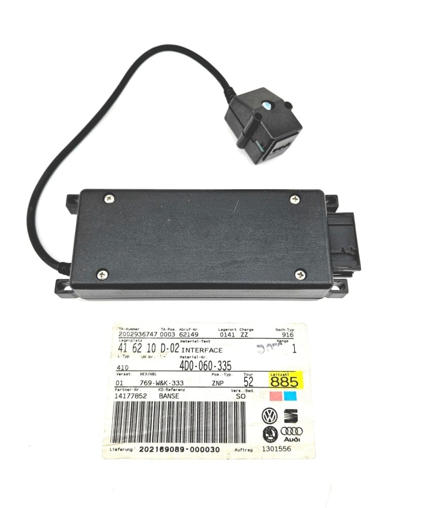 Original Volkswagen 4D0060335 Control Unit Interface For Mobile Phone AUDI A8