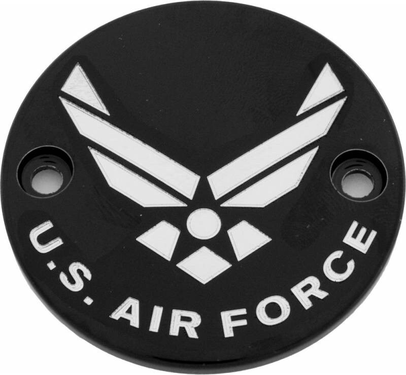 Custom Engraving - M8 Timer Cover Air Force Black - AIRF04-63BG