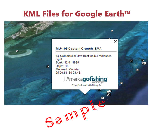 Brevard County Fishing & Dive Sites Memory Card