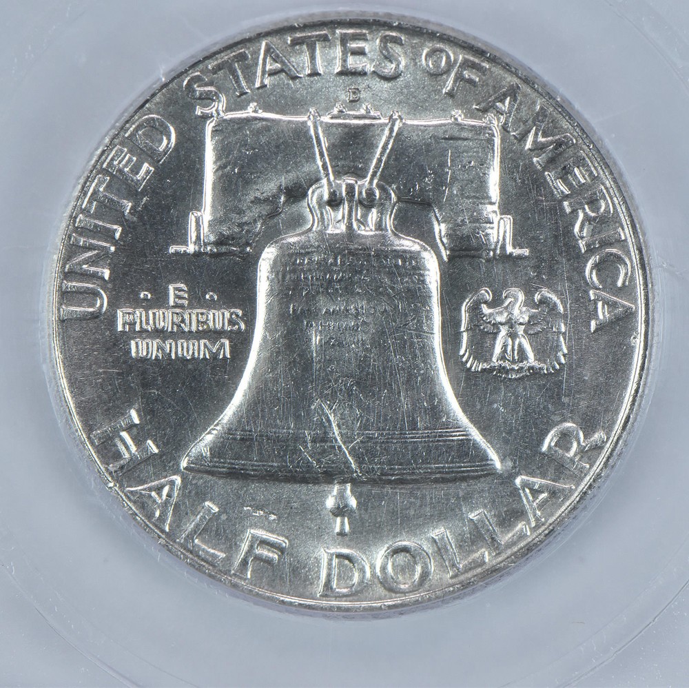 1957-D Franklin Half Dollar MS64 ICG