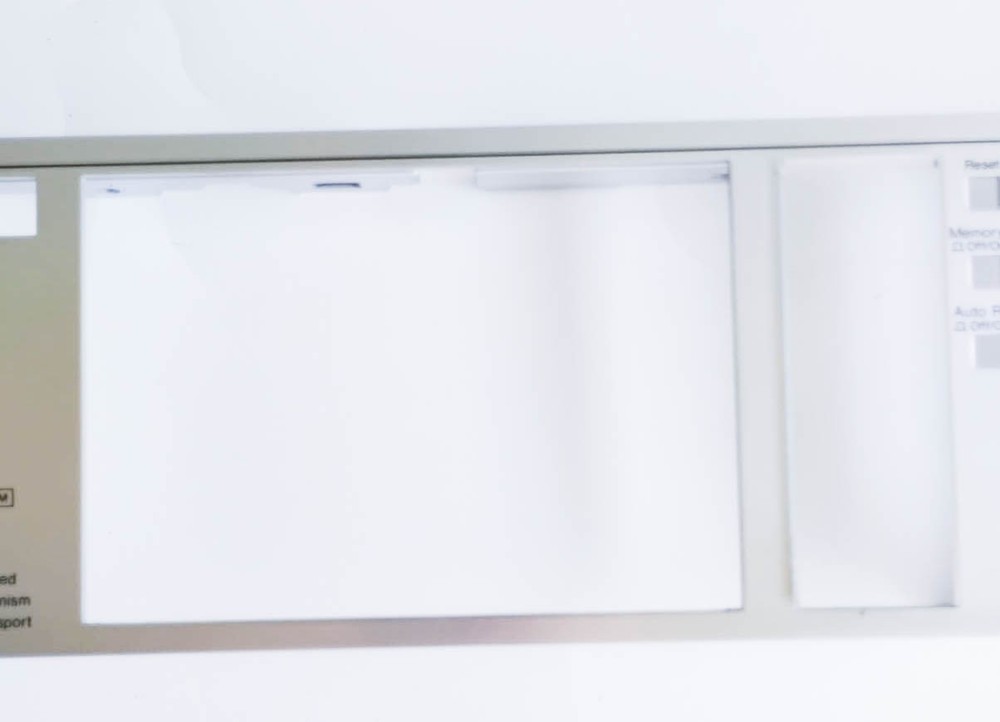 Nakamichi BX-100 Silver Front Panel Faceplate Replacement Part OEM Screws Incl.