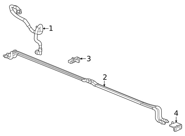 Genuine GM Hose Assembly Clip 85657213
