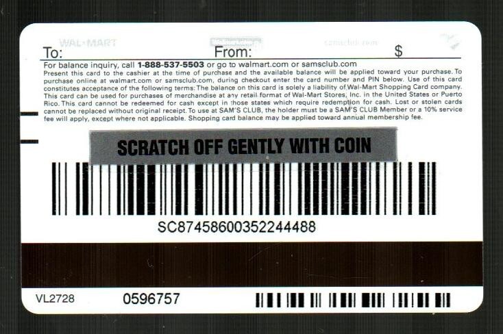 WALMART Wedding Rings ( 2006 ) Gift Card ( $0 )