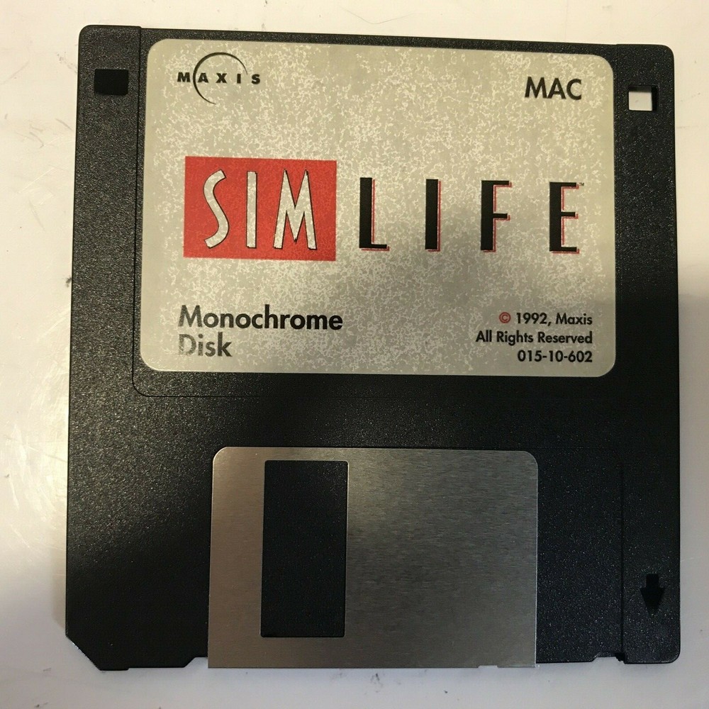 Maxis SIM LIFE For MAC Installation Disks