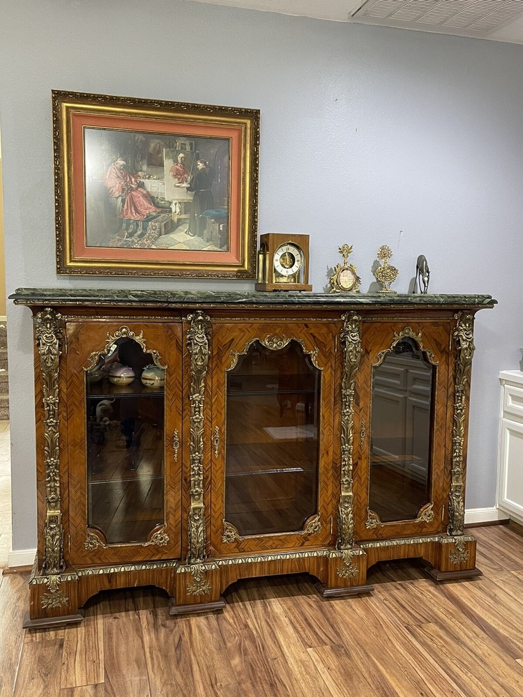 Beautiful, large Victorian style, Credenza, Display Sideboard