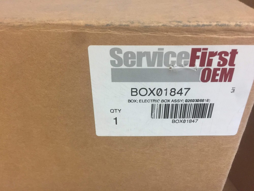 SERVICE FIRST BOX01847 ELECTRICAL ASSEMBLY BOX 210908