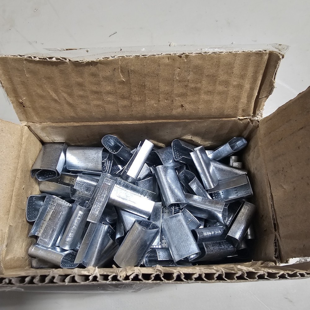 Qwork Strapping Crimps For 1/2" Strap