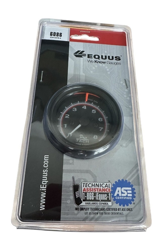 Equus 6086 Tachometer (Sealed)
