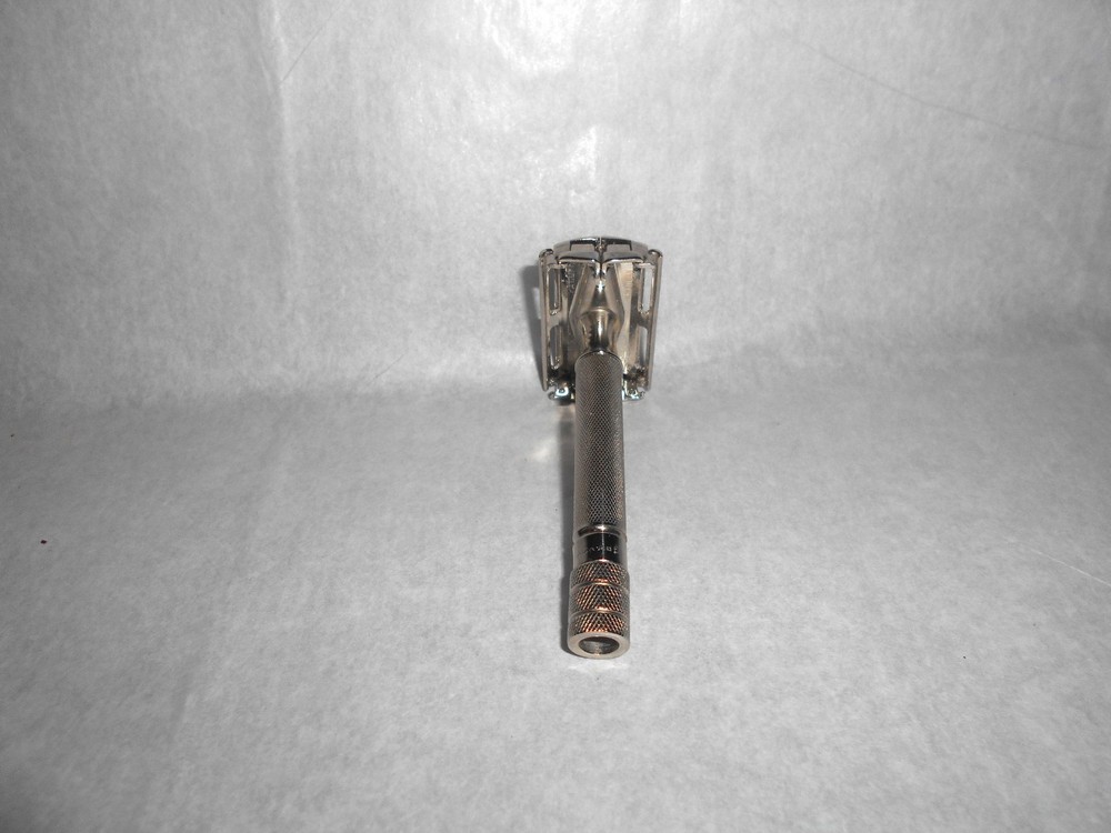 Gillette Ranger Tech 1941 DE TTO Refurbished Replated Nickle 2