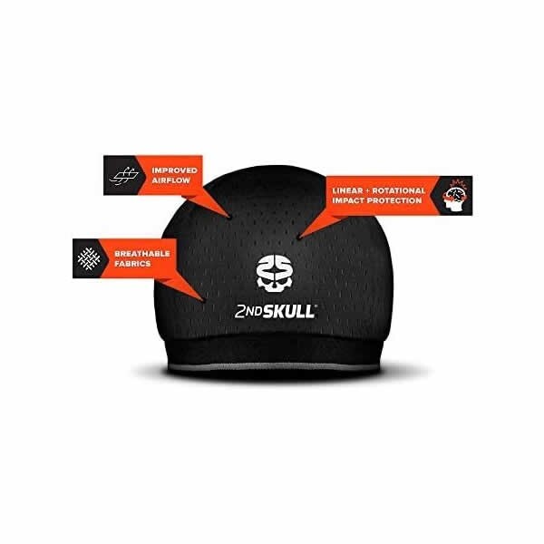 2nd Skull Protective Pro Cap - Black - Youth