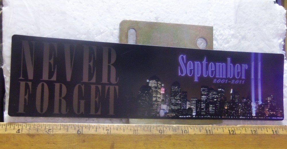 September 11, 2001 – Never Forget Bumper Magnet