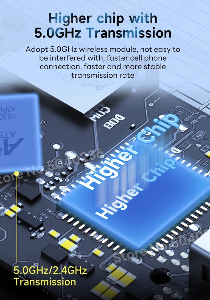 Mini Android Auto Wired Wireless Adapter Navigation Box 5G WiFi Auto-connect