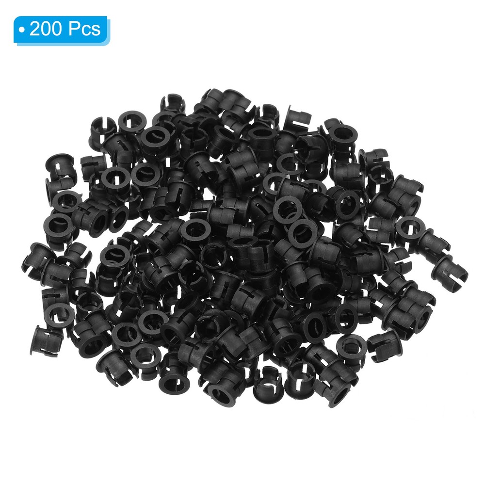 200pcs 5mm Light Emitting Diode Holder Clip Bulb Socket Panel LED Holders