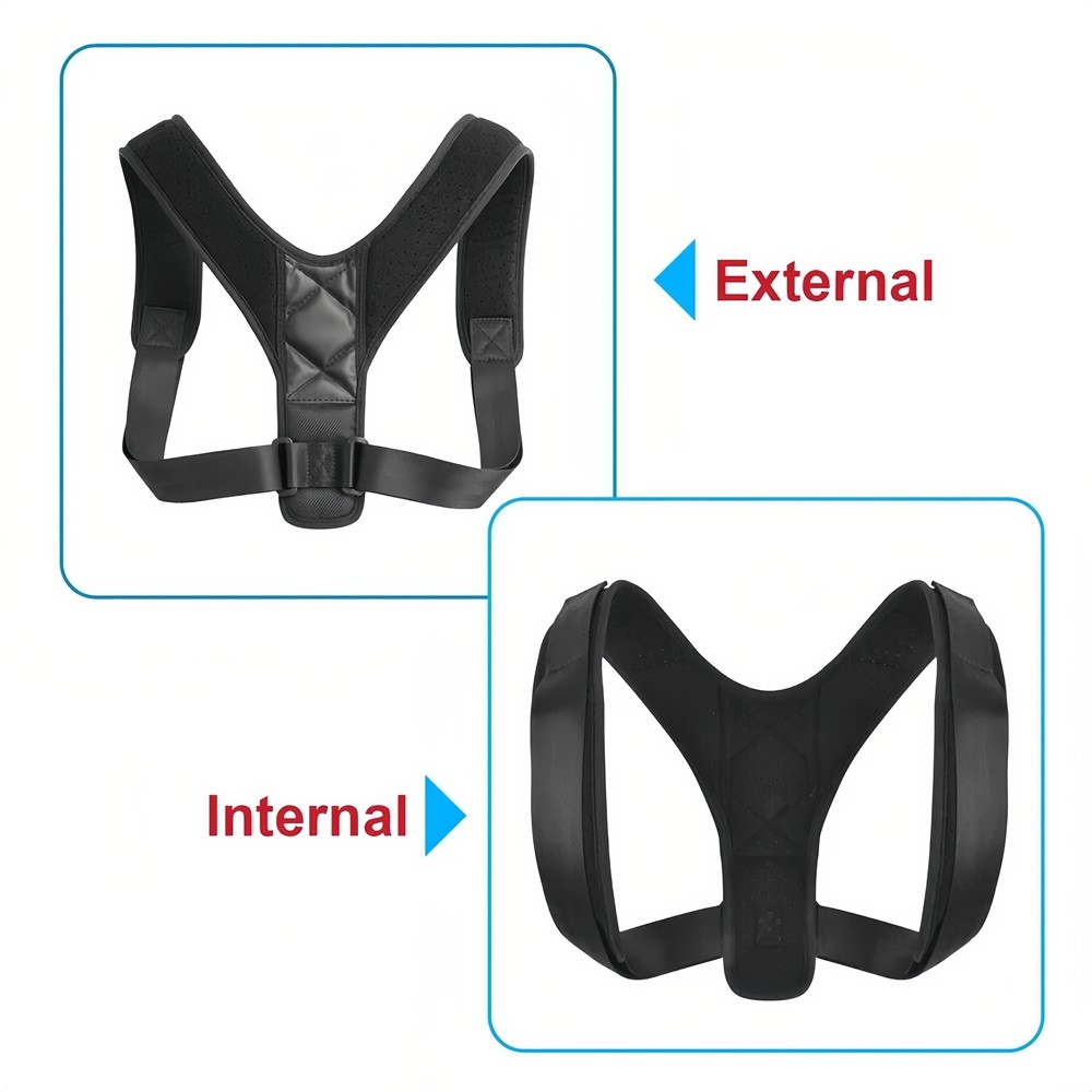 Posture Corrector for Women & Men, Adjustable Back Posture Corrector Breathable