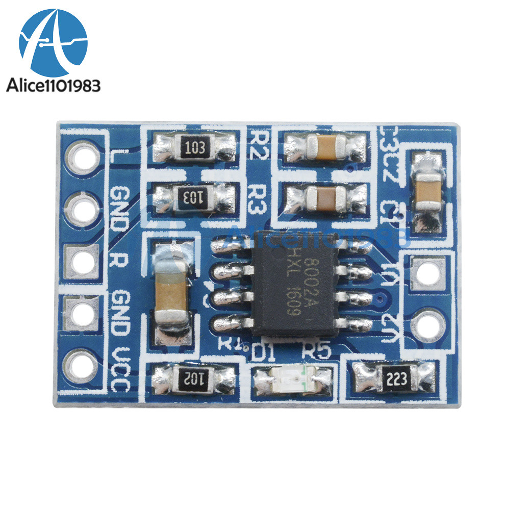 2/5/10PCS Voice Amplifier Module Mini Audio HXJ8002 Power Board Replace PAM8403