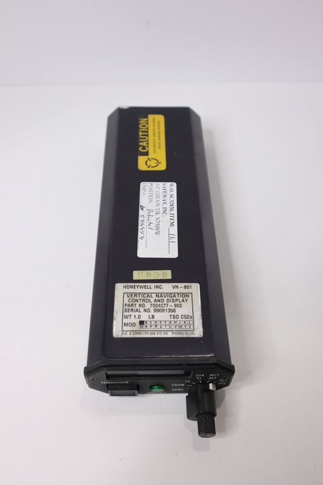 Honeywell VN-801 Vertical Navigation Control & Display 7004577-902