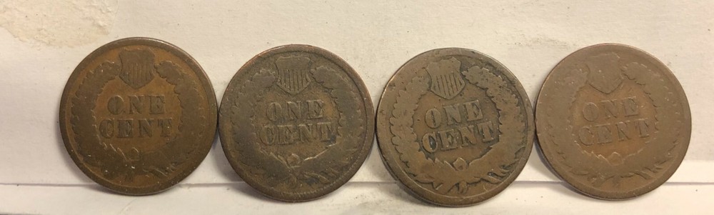 1873 - 1876 indian head Cents (B-3)
